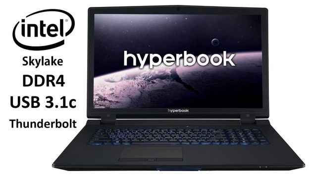 Hyperbook выпустила первые ноутбуки на Intel Skylake Z170