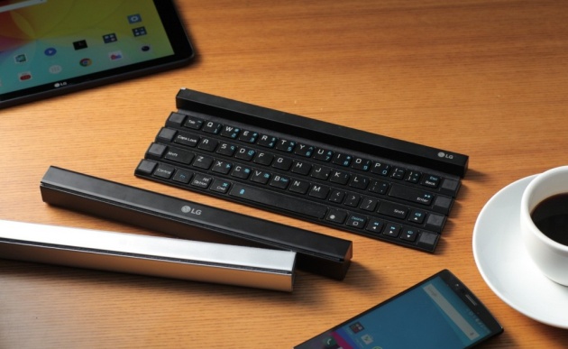 LG Rolly Keyboard -  гибкая клавиутара для смартфона и планшета