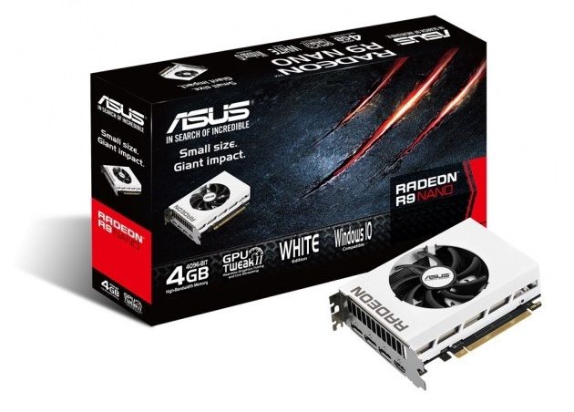 Asus выпустит видеокарту AMD Radeon R9 Nano White